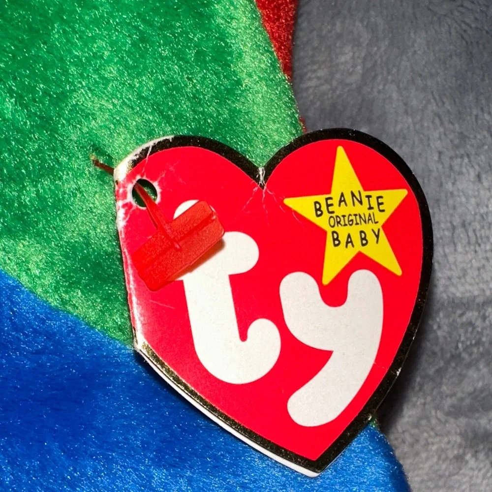 Ty Colorful Parrot Plush Toy - Red, Green, Blue, Yellow